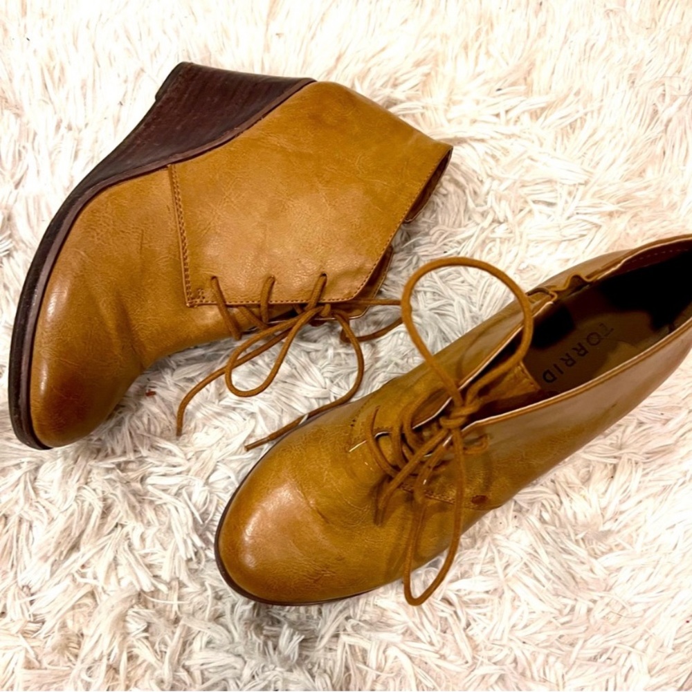 Torrid Tan Ankle Boots